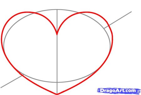 Как нарисовать красивое сердце