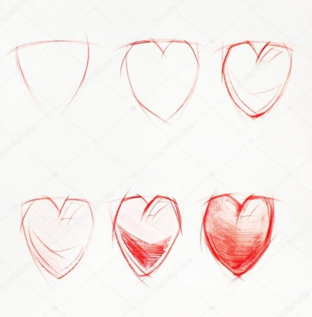 Как рисовать сердечко