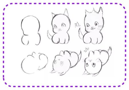 Мишка рисунок пошагово