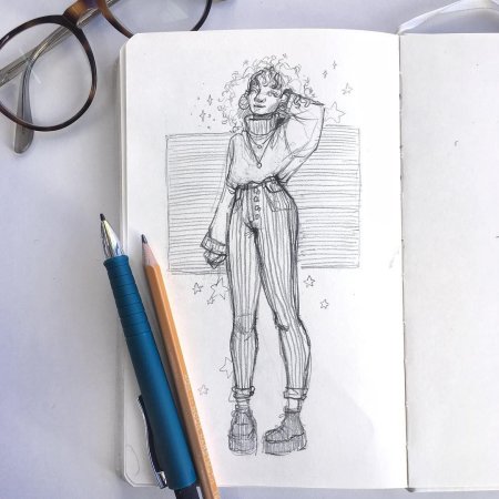 Легкие рисунки для скетчбука