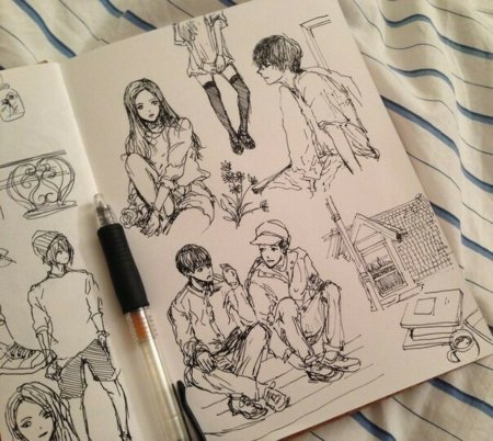 Рисунки для скетчбука