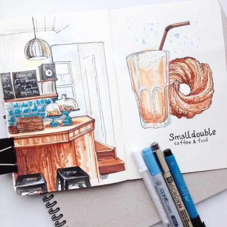 Рисунки маркерами Touch