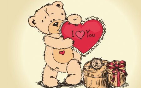 Милый Медвежонок с сердечком