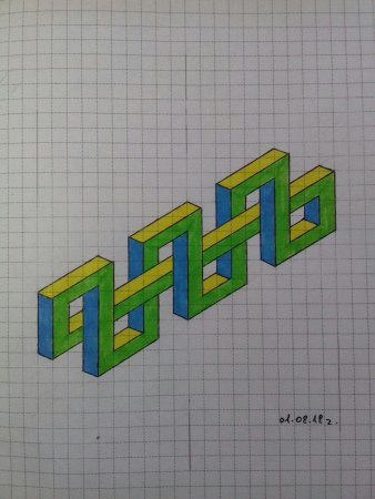 Узоры по клеточкам в тетради