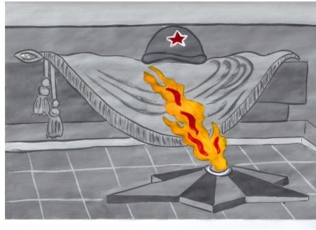 Конкурс детских рисунков ко Дню Победы