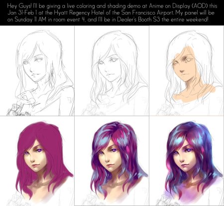 Туториал по покраске волос