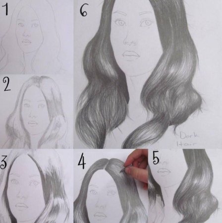 Покрас волос аниме