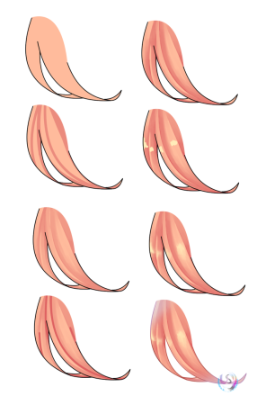 Светотень на лице аниме