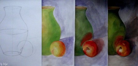 Простенький натюрморт для рисования