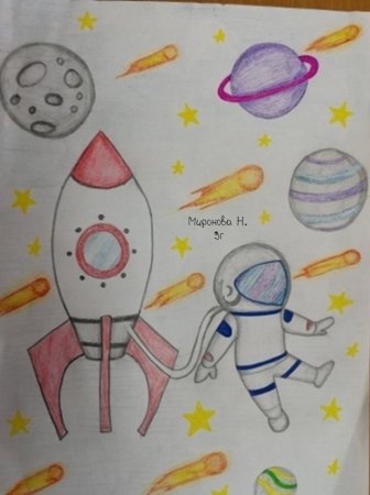 С днём космонавтики картинки