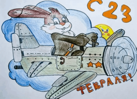 Рисунки на 23 февраля красивые цветы