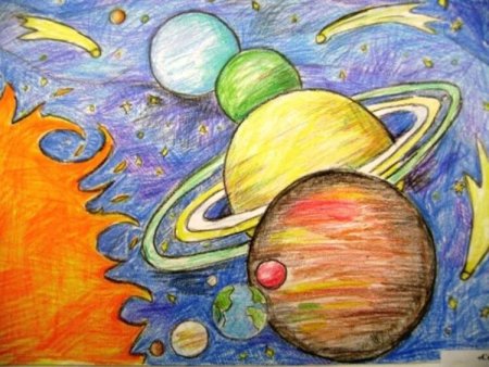 Рисование космос