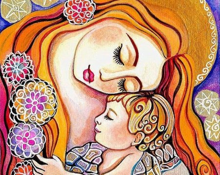 Рисунок ко Дню матери