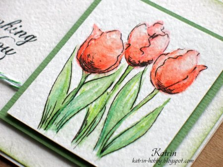 Открытки акварелью