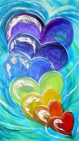 Рисунок красками на день рождения