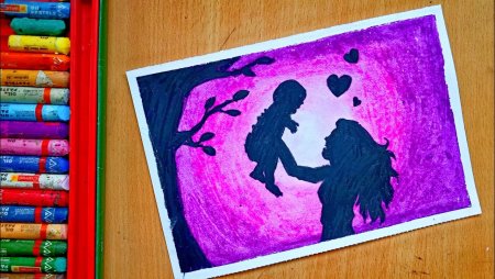 Рисование красками маме подарок