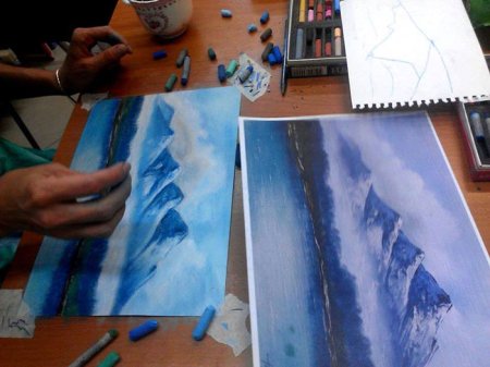 Рисунки пастелью сухой для начинающих