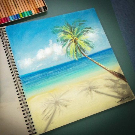 Цветы пастелью для начинающих