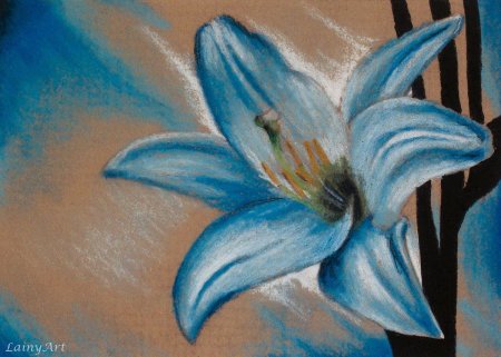 Рисование мелками на бумаге