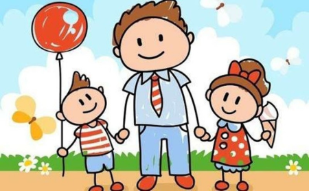 День отца иллюстрации