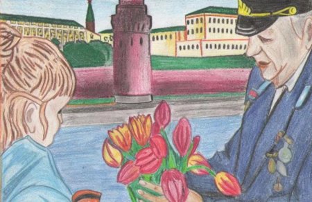 Рисунок на 9 мая