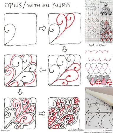 Уроки рисования для начинающих узоры