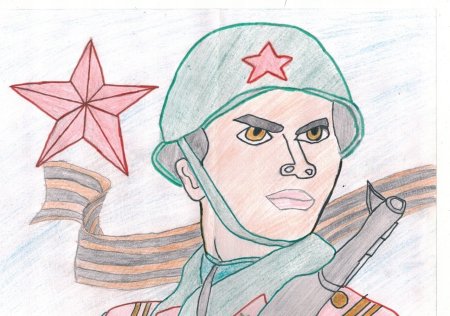Красивые рисунки на тему 23 февраля