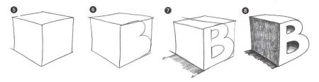 3d рисунки карандашом для начинающих