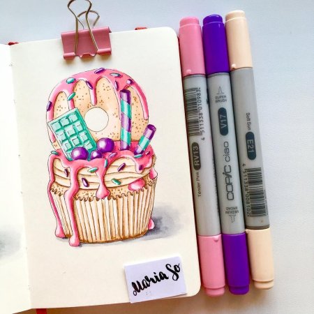 Простые рисунки фломастерами