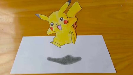Пикачу из карандаша