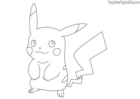 Пикачу фото карандашом