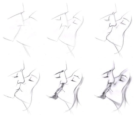 Два человека рисунок