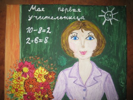 День учителя рисунки детей