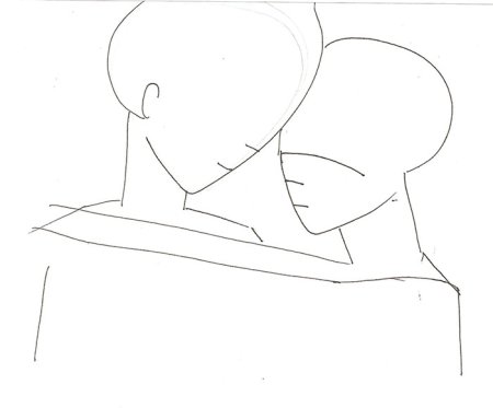 Пара поэтапный рисунок