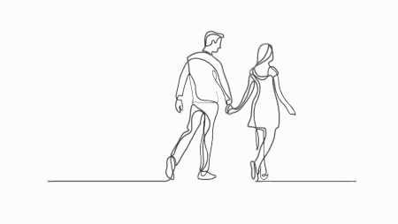 Свадьба рисунок карандашом