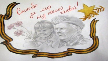 Открытка ветерану рисунок