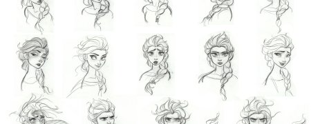 Рисунки из мультика Холодное сердце