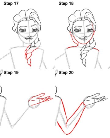 Эльза уроки рисования