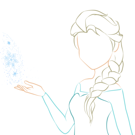 Эльза рисовалка