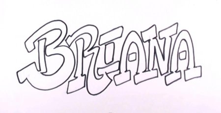 Как рисовать граффити поэтапно