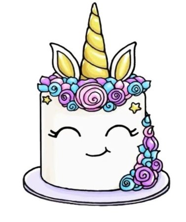 Раскраска "с днем рождения!"