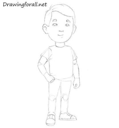 Пошаговые рисунки для мальчиков