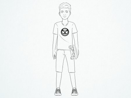 Срисовать мальчика
