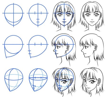 Человек сбоку построение