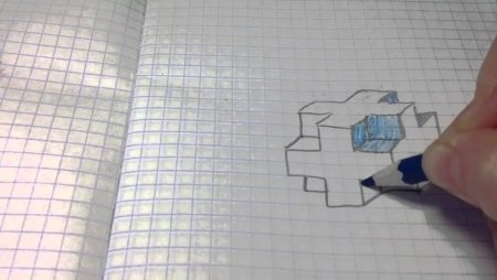 Рисунок по клеткам легкий