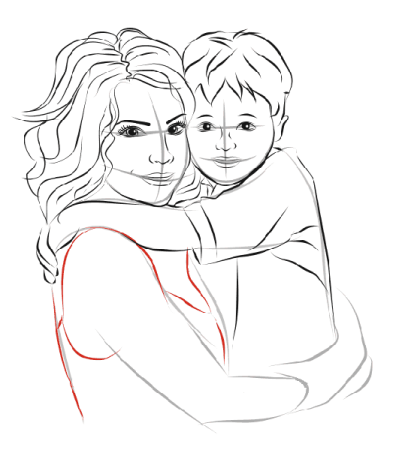 Красивые рисунки для мамы легкие