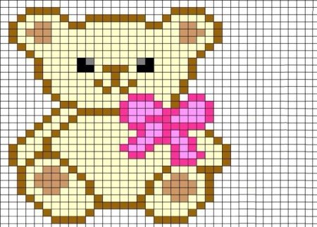 Надписи в клеточку