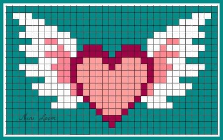 Рисунки в клеточку