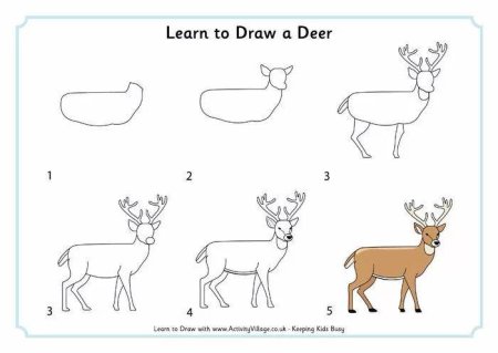 Уши оленя рисунок
