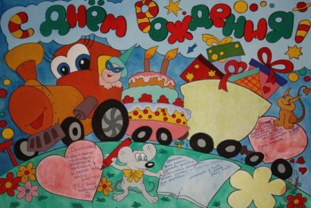 Красивые плакаты на день рождения